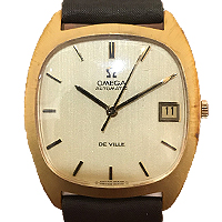オメガ ゴールドケース デヴィル スクエアフェイス 手巻き 腕時計 買取相場例です