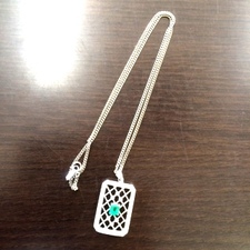 掛川のお客様からエメラルドのネックレスを買取致しました。浜松宮竹店状態は-