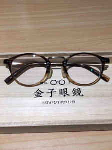 金子眼鏡のボストン眼鏡を買取致しました。渋谷店です状態は通常使用感があるお品物です。