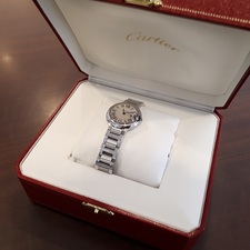 カルティエのバロンブルーSM時計買取。港区でブランド時計買取。広尾店状態は通常使用感のある中古品