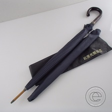 前原光栄商店の通常使用感のあるネイビーの傘をお買取いたしました。状態は通常使用感のあるお品物です。
