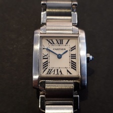カルティエのタンクフランセーズSM時計を買取ました。東京都港区のブランド時計買取ショップ「広尾店」状態は動作確認ができていない中古品