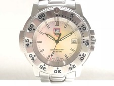 ルミノックス ステンレスシルバー　ネイビーシール　スティール　3200　腕時計 買取実績です。