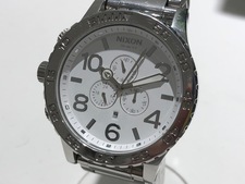 ニクソン 白文字盤　SSケース　THE51-30　クロノグラフ　腕時計 買取実績です。