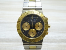 銀座本店でブルガリのクロノ故障 CH35SG ディアゴノスポーツクロノ 腕時計を買取致しました。状態は破損しているお品物です。
