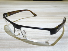アランミクリのスタルクアイズ ハーフリムメガネ（通常使用感）を銀座本店にて買取いたしました。状態は通常使用感のあるお品物です。
