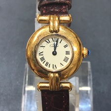 カルティエ（Cartier）のヴェルメイユ マストコリゼをお買取させていただきました。銀座で時計買取は銀座本店にお任せください！状態は裏蓋が開いている状態で戻りません。
