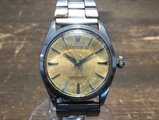 磐田店にて、ロレックス（ROLEX）のオイスターパーペチュアル Ref.1002 11番台の腕時計をお買取致しました。状態は破損、汚損があり、使用できないお品物です。