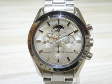 オメガのスピードマスター プロフェッショナル ムーンフェイズ 腕時計をブランド時計の買取の銀座本店で買取致しました。状態は通常使用感があるお品物です。