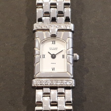 ヴァンクリーフ&アーペル ファサード　ダイヤ付き　クォーツ時計　ステンレススチール　現品のみ 買取実績です。