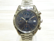 オメガの3511.80 青文字盤 ステンレス スピードマスター デイト 腕時計をブランド時計買取の銀座本店で買取致しました。状態は通常使用感があるお品物です。