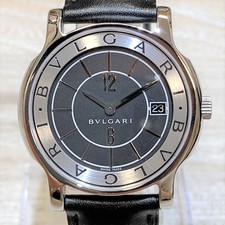 ブルガリのソロテンポ クオーツ 腕時計を買取致しました。銀座本店です。状態は非常に綺麗な状態のお品物です。