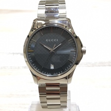 グッチの126.4 グッチGタイムレス デイト付き 腕時計をブランド時計買取の銀座本店で買取致しました。状態は未使用品です。
