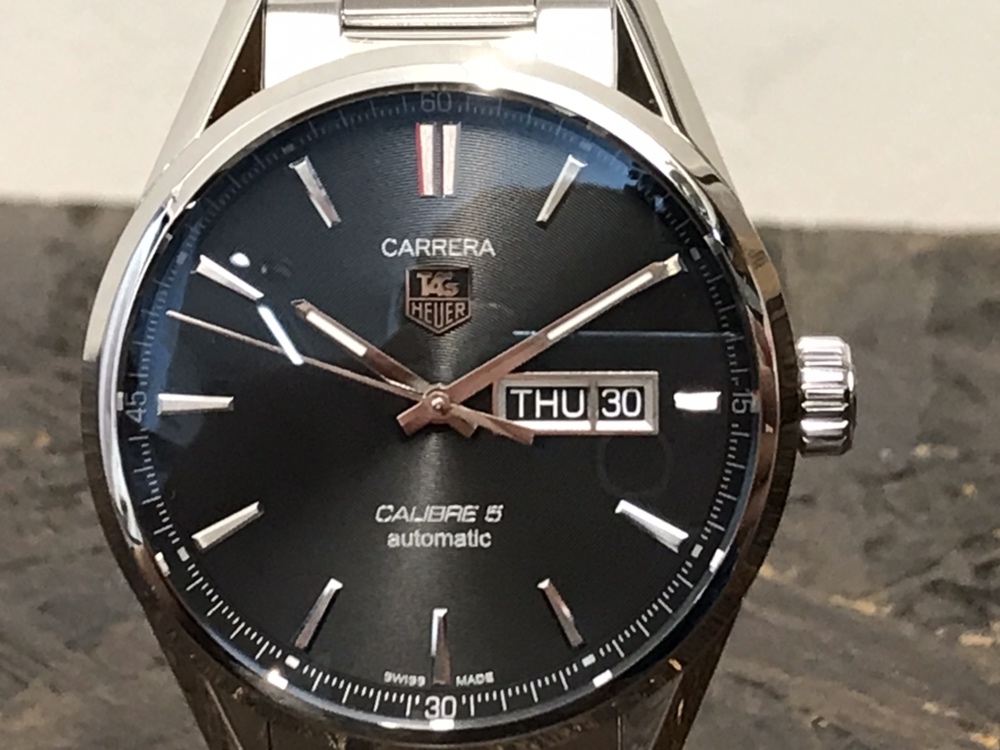 タグ・ホイヤーのWAR201A-１ カレラ キャリバー５ SS自動巻き時計の買取実績です。