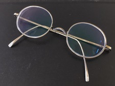 宅配買取店で金子眼鏡のゴールドチタニウムの細リムKV-48を買取りました。状態は通常使用感のあるお品物です。