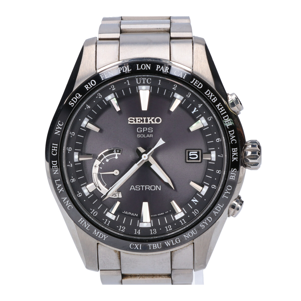 セイコーのSBXB085 8X22-0AG0 アストロン チタン GPSソーラー電波腕時計の買取実績です。
