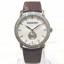 オーデマピゲのジュールオーデマ スモールセコンド  ダイヤベゼル レディース 腕時計をブランド買取の 銀座本店で買取致しました。状態は未使用品です。