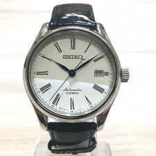 セイコーのレサージュシリーズのSARX019 6R15-02P0の琺瑯ダイヤルの自動巻き腕時計を銀座本店で買取いたしました。状態は傷などなく非常に良い状態のお品物です。