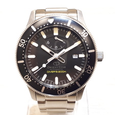 オリエントスターのRK-AU0301B スポーツコレクション ダイバー 自動巻き時計を買取させていただきました。広尾店状態は中古美品