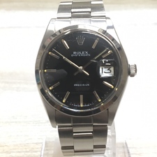 ロレックスの6694 オイスターパーペチュアル デイト付 プラスチック風防 自動巻き腕時計を銀座本店で買取いたしました。状態は目立つ傷や汚れがあるお品物です。