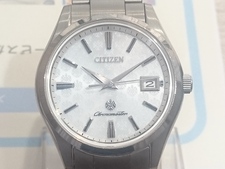 新宿店で、シチズンの200本限定 ザ・シチズン AQ4001-08A クロノマスター クォーツ 腕時計を買取しました。状態は若干の使用感がある中古品です。