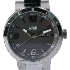 オリスの735-7651-4163M TT1 デイデイト シースルーバック 自動巻き時計を買取させていただきました。宅配買取センター状態は通常使用感のある中古品