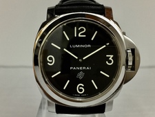 浜松鴨江店で、パネライのPAM00000のルミノールロゴ ノンデイトの手巻き時計を買取りました。状態は目立つ傷、汚れ、使用感のある中古品です。