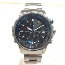カシオのOCW-P1000-1AJF オシアナス CACHALOTカシャロ マルチバンドシックス ソーラー腕時計を銀座本店で買取いたしました。状態は新品です。