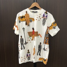 大阪心斎橋店にて、ルイヴィトンの2019年(ヴァージル・アブロー)モデルである、ニューウォーカーズプリンテッド半袖Tシャツ/半袖カットソーを高価買取いたしました。状態は通常使用感のお品物です。