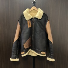 大阪心斎橋店にて、ウィリス&ガイガーのB-3、大戦モデル、羊革フライトジャケット/ムートンジャケット(33H5595)を高価買取いたしました。状態は通常使用感のお品物です。