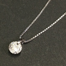 銀座本店で、Pt900素材を使った1.038ctのダイヤモンドのチェーンネックレスを買取いたしました。状態は-