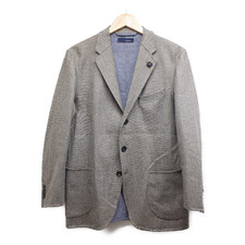 銀座本店で、ラルディーニの正規のグレーのウール素材の段返り３Bのテーラードジャケットを買取ました。状態は若干の使用感がある中古品です。