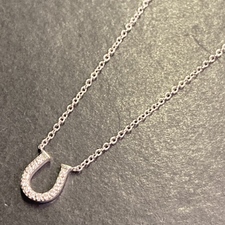 銀座本店で、ティファニーは750wg素材を使った、シューホースダイヤモンドのチェーンネックレスを買取いたしました。状態は通常使用感がある中古のお品物です。