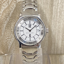 銀座本店で、ブルガリのST29S ソロテンポ 白文字番のクォーツ腕時計を買取いたしました。状態は通常使用感があるお品物です。
