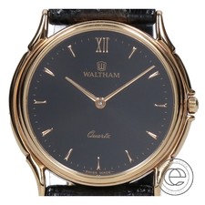 エコスタル銀座本店で、ウォルサムの26207 L400425 レザーベルト クオーツ腕時計を買取いたしました。状態は通常使用感があるお品物です。