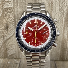銀座本店で、オメガの3510.6100 スピードマスター レーシング ミハエルシューマッハモデルの自動巻き腕時計を買取いたしました。状態は通常使用感があるお品物です。