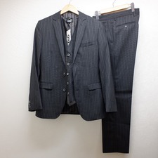 大阪心斎橋店にて、D＆G(ディーアンドジー※ドルチェアンドガッバーナ)のウール×ストライプ、シングル2B3Pスーツ(RU0268)を高価買取いたしました。状態は新品未使用品です。
