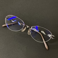 銀座本店で、金子眼鏡のプリシラ LRP-24 度入りレンズ ハーフリムメガネフレームの眼鏡を買取いたしました。状態は傷などなく非常に良い状態のお品物です。