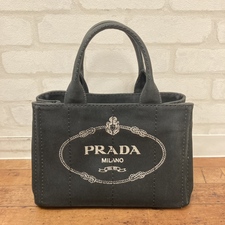 銀座本店で、プラダの1BG439 コットンキャンバス素材のカナパ 2wayハンドバッグを買取いたしました。状態は通常使用感があるお品物です。