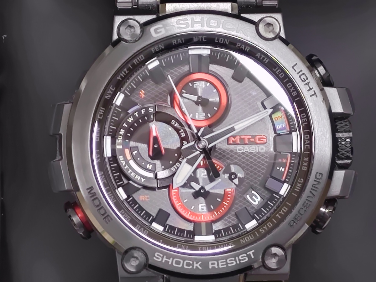 G-SHOCKのMTG-B1000B-1AJF MT-G メタルベゼル タフソーラー 電波 腕時計の買取実績です。