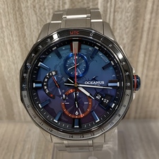 銀座本店で、カシオの型番がOCW-G2000SB-2AJRの宇宙兄弟コラボをした700本限定のモデルの時計を買取ました。状態は綺麗な状態の中古美品です。