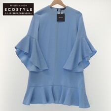 宅配買取センターで、ヨーコチャンのYCD-120-553の20年製 ブルー flared sleeve dressを買取りました。状態は未使用品です。
