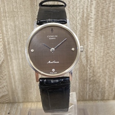 銀座本店では、コルムのモンセルヴァンの3Pダイヤモンドインデックスの品番が31039番のステンレスを使ったクオーツ腕時計を買取いたしました。状態は使用感の強いお品物です。※不動品