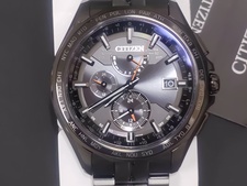 新宿店で、シチズンの品番AT9097-54・アテッサ・ブラックチタンシリーズの時計を買取しました。状態は未使用品です。