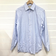 銀座本店で、グッチの国内正規の18年製の品番が547234のブルー×ホワイトのストライプシャツを買取ました。状態は若干の使用感がある中古品です。