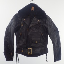 大阪心斎橋店の出張買取にて、ラングリッツレザー(Langlitz Leather)の襟ボア付ダブルライダースジャケット(パデッド・ポケット・コロンビア)を高価買取いたしました。状態は通常使用感のお品物です。