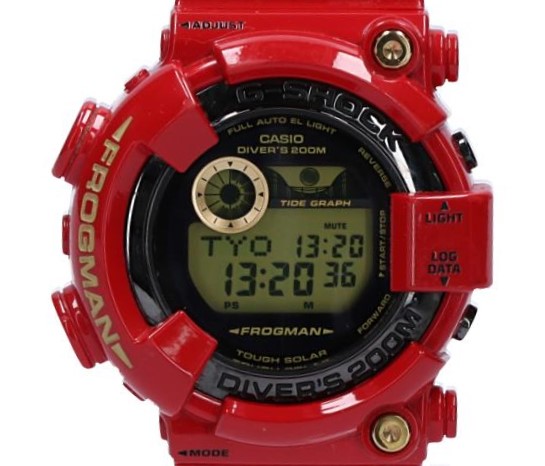G-SHOCKのライジングレッド GF-8230A-4JR  フロッグマン 30周年記念限定モデル 腕時計の買取実績です。