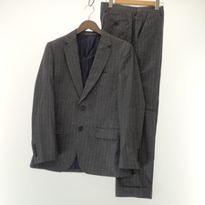 大阪心斎橋店の出張買取にて、ポールスミスのストライプ×カノニコ社生地、ウール2Bシングルスーツ/セットアップ(グレー、1439MSP)を高価買取いたしました。状態は通常使用感のお品物です。