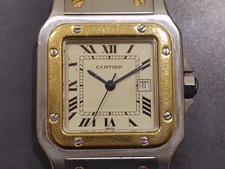 新宿店で、カルティエの人気時計からW20057C4のサントスガルベSMを買取しました。状態は目立つ傷、汚れ、使用感のある中古品です。