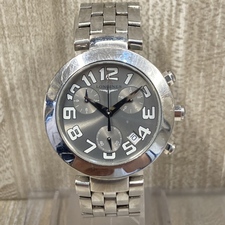 銀座本店、ロンジンのL5.677.4、ドルチェヴィータクロノグラフクオーツ腕時計を買取いたしました。状態は通常使用感がある中古のお品物です。
